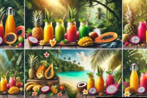 Sucos de Frutas Tropicais