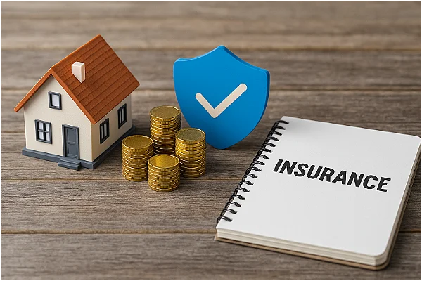 seguros-essencias-em-2025proteção de seguros e finanças em 2025 com casa, moedas e segurança