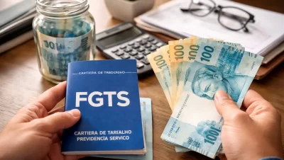 antecipar FGTS vale a pena com cálculo de juros e dinheiro em mãos