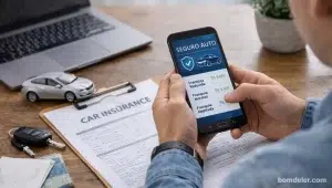 como calcular a franquia do seguro do carro comparando valores no celular