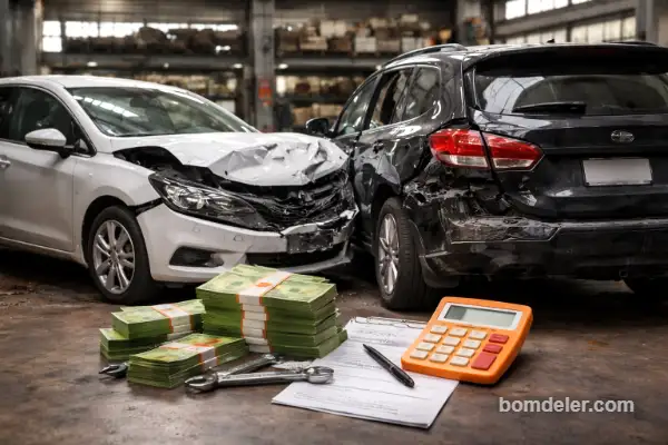 quanto custa bater carro sem seguro em 2026 com danos médios e alto custo de reparo