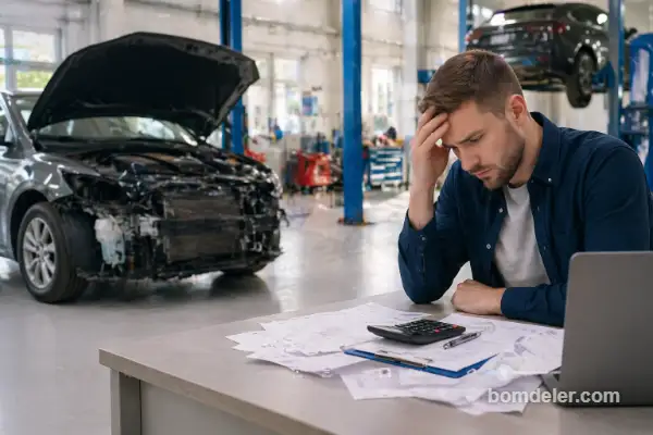 quanto custa consertar carro batido em 2026 com impacto financeiro após acidente