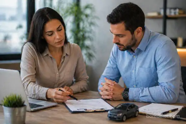 pessoa analisando contrato com especialista para evitar seguro negado em 2026