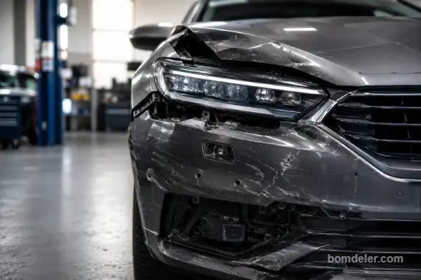 sensores e para-choque danificados em peças automotivas mais caras em 2026